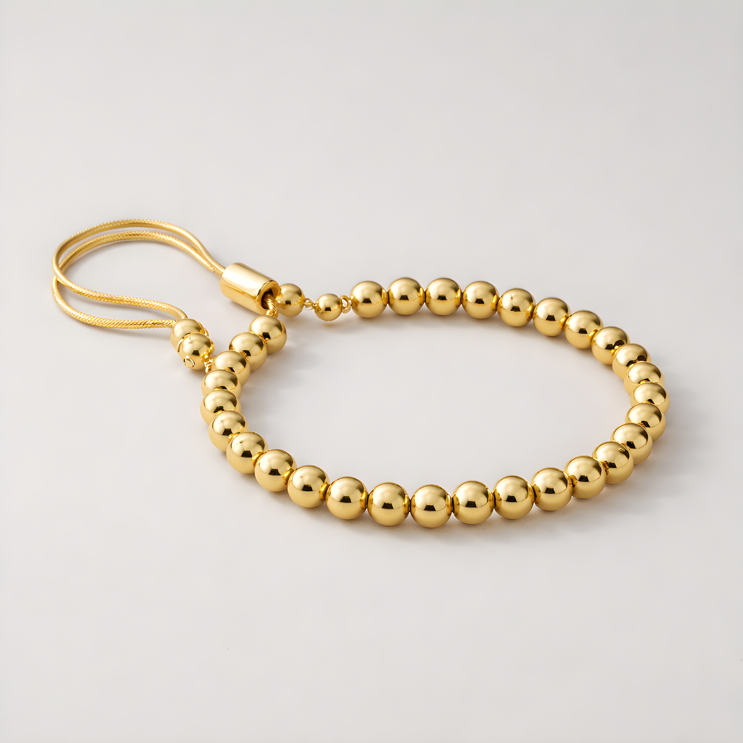 Gold Beaded Bracelet
