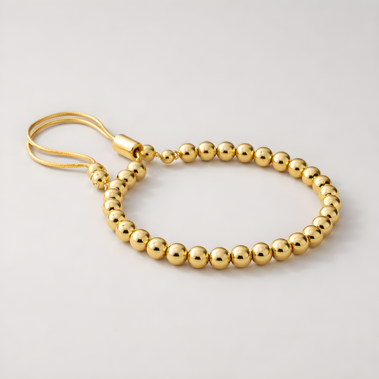 Gold Beaded Bracelet