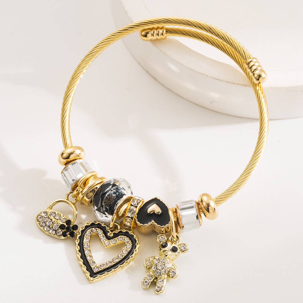 Elegant Sweet Moon Heart Shape