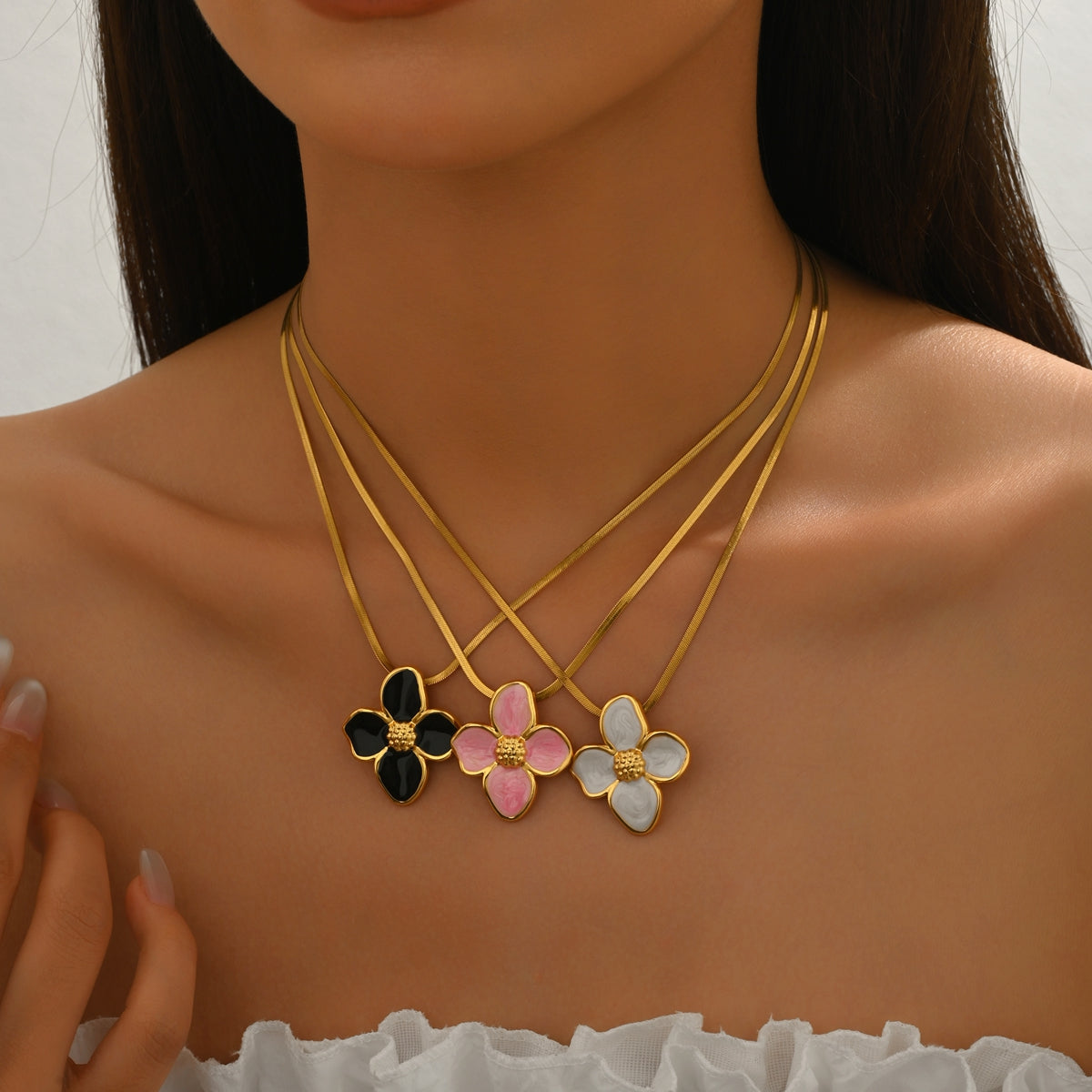 FLOWER NECKLACES