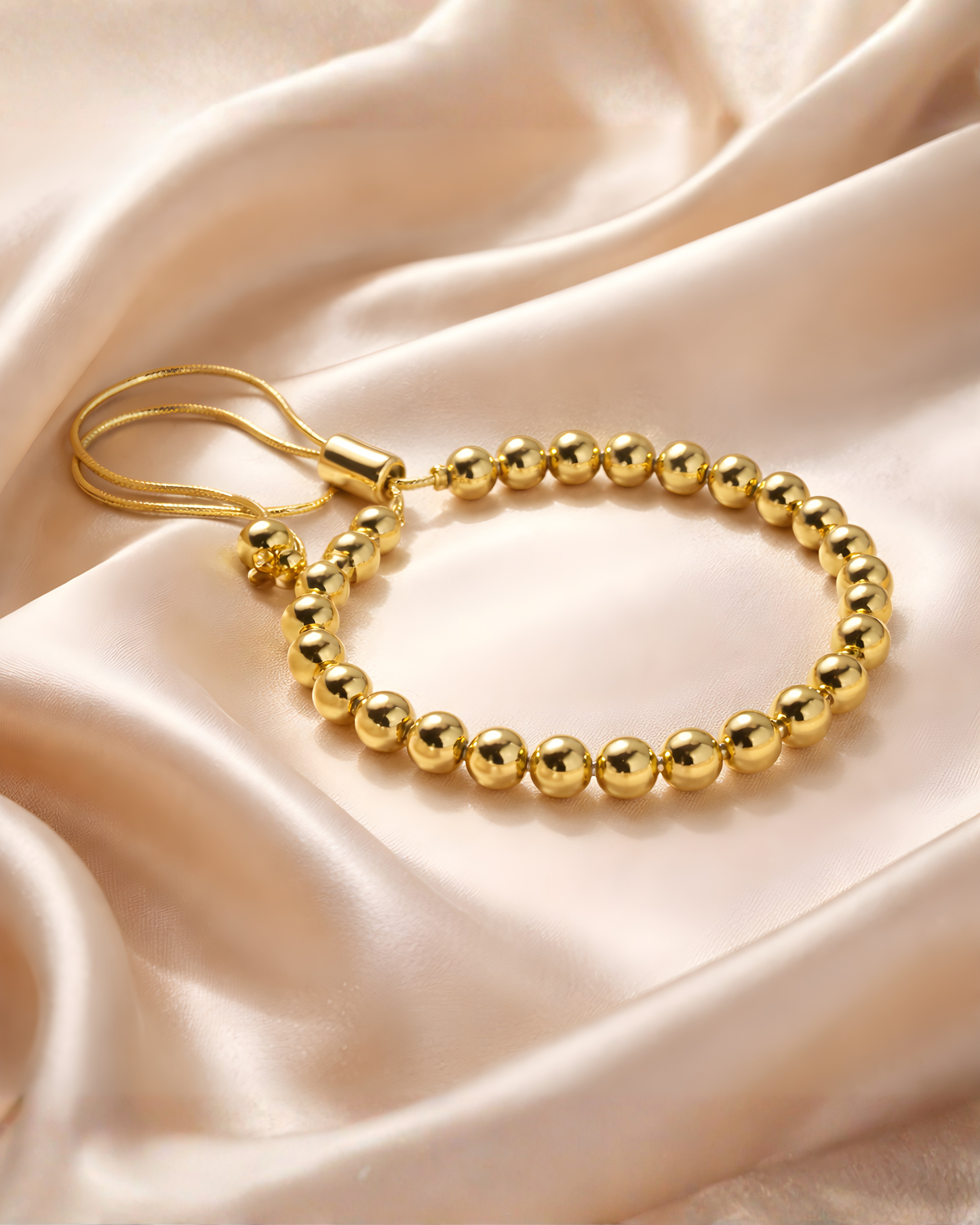 Gold Beaded Bracelet