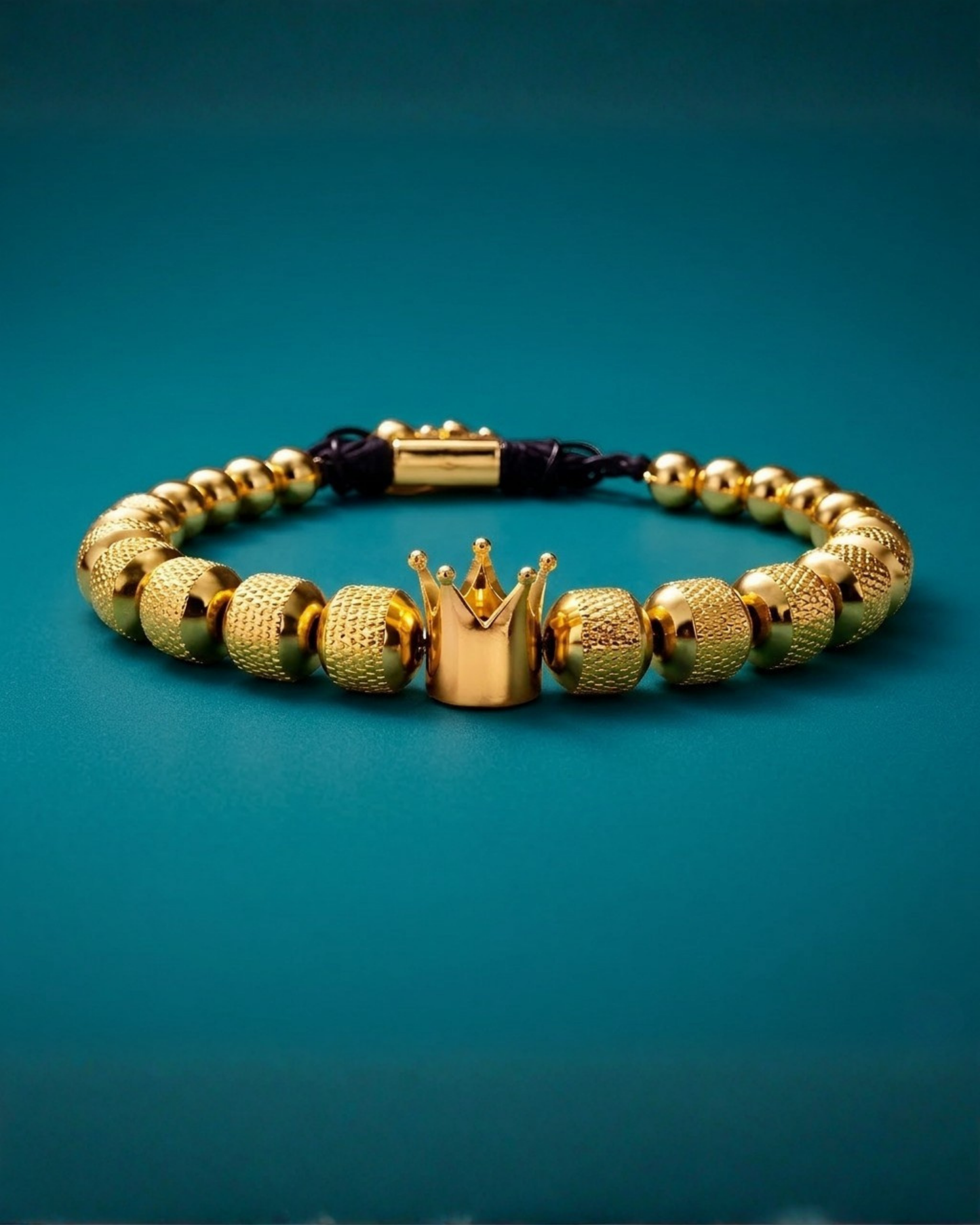 Men’s Gold Crown Bracelet